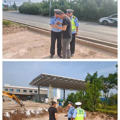 石柱中队扎实开展暑期交通安全整治行动
