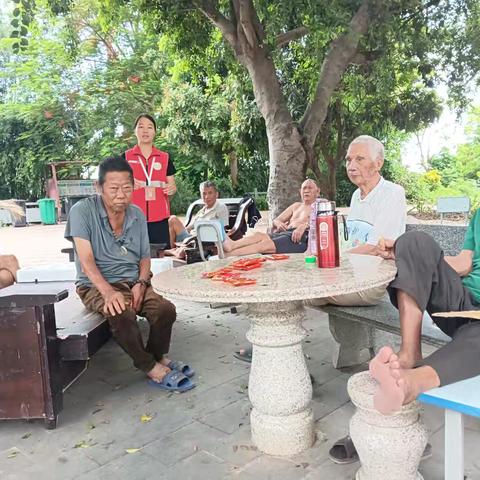 新龙镇上通天村网格员入户开展养老诈骗宣传活动