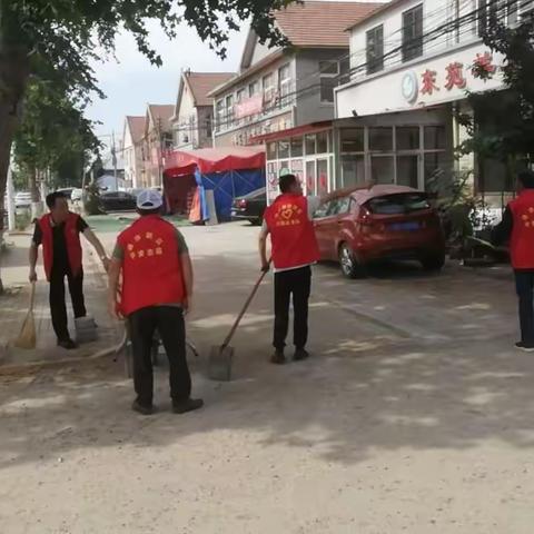 东元庄网格六月份第一周创城工作信息