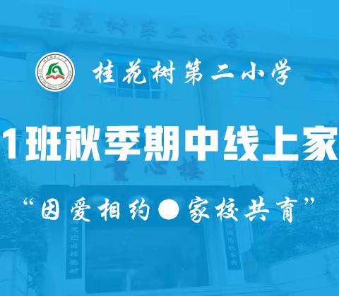 “因爱相约●家校共育”2001班秋季期中线上家长会