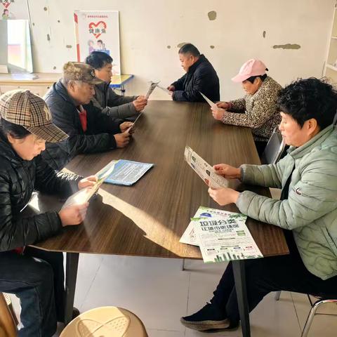 西李家村开展“有害垃圾分类”活动