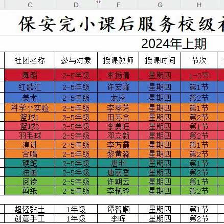 多彩社团，活力校园——保安完小6月课后服务活动纪实