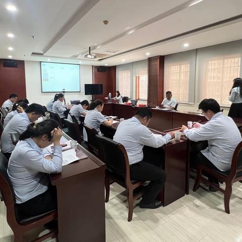 亳州分行召开2023年6月份营业部主任例会
