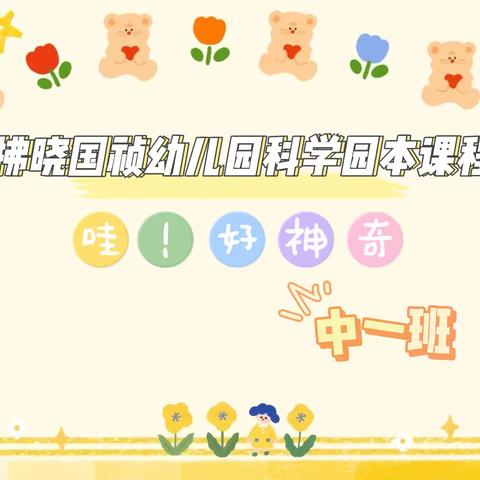 拂晓国祯幼儿园中一班科学园本课程