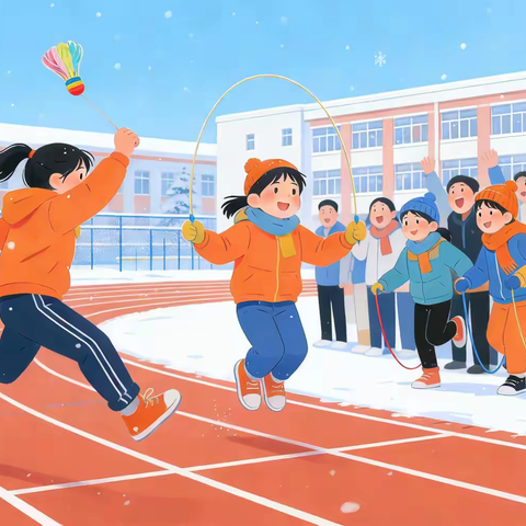跃动冬日 逐梦赛场——西甸子镇中心小学冬季三项赛活动