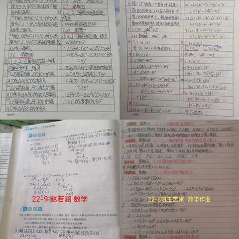 缤纷暑假张弛有度，成长作业精彩纷呈——尧山中学七年级开展暑假作业检查活动