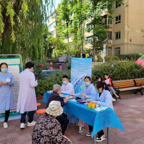 “推进五社联动，关注居民健康”文北一社区开展春季义诊活动