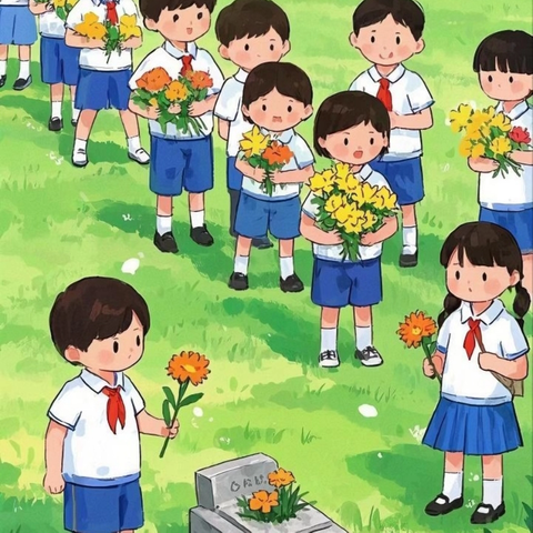 “清明追思祭英烈，童心向党薪火传”——涉县索堡小学清明祭扫活动纪实