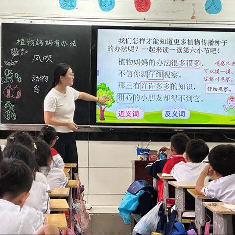 课堂展风采 听评促成长 ——蒲东实验小学二年级语文组听评课活动