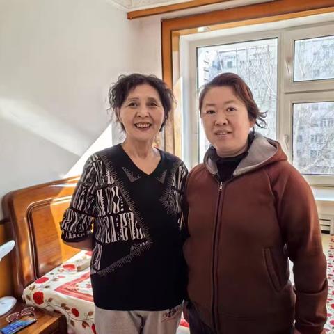 共乐街道福乐湾社区 入户测温暖人心，社区守护过寒冬