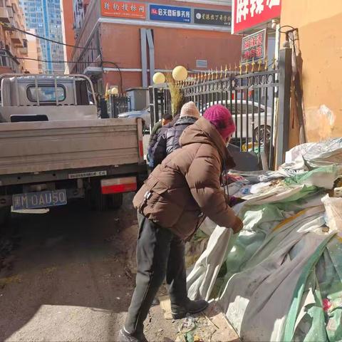 共乐街道福乐湾社区开展春季环境卫生综合整治工作