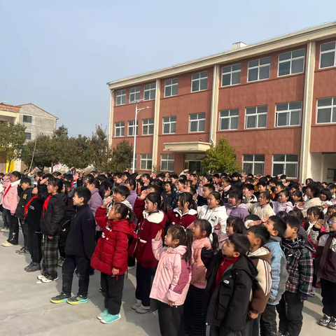 安上集小学2026春季学期第二次升旗仪式