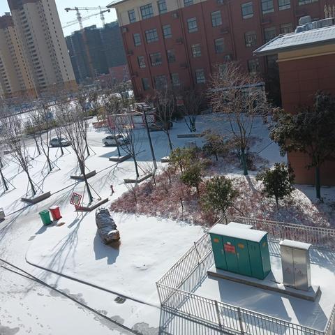 瑞雪忽降追春闹，合力扫雪迎开学 ——泗城中心校河柳路校区开展扫雪活动20240223