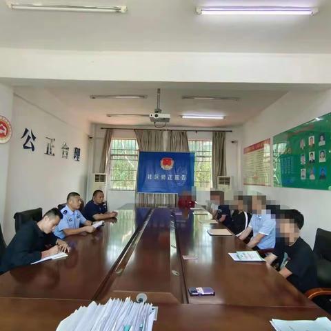白沙县司法局打安司法所开展“五一”节前警示教育活动