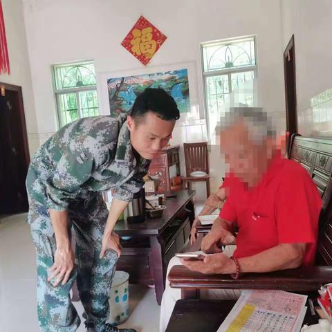 白沙县司法局打安司法所开展社区矫正对象走访工作