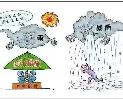 防汛防暴雨，安全常在心——曹坪镇中心幼儿园安全知识宣传