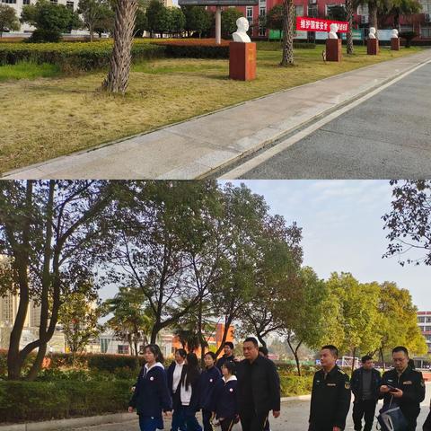 心系国防，有你有我-国防教育走进安源中学