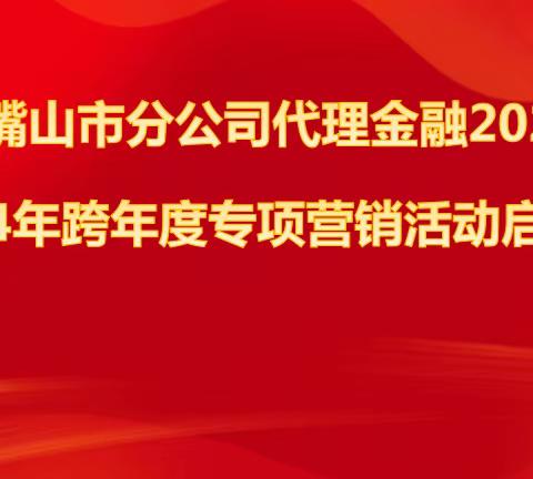 石嘴山召开代理金融2023-2024年跨年度专项营销活动启动会