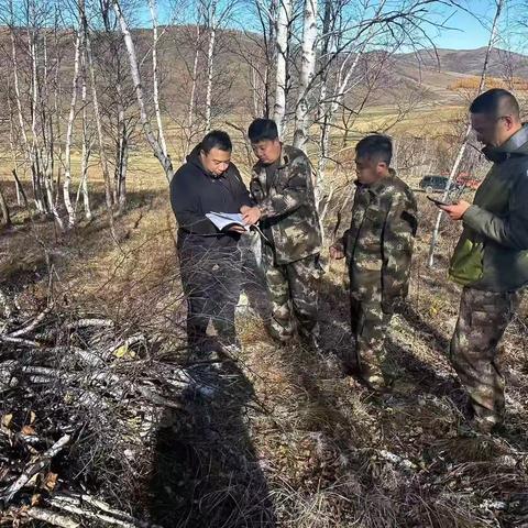 自治区第二林业和草原监测规划院领导莅临五岔沟林业局开展2023年度中央财政补贴森林抚育和森林可持续经营试点任务及停伐执行情况检查验收