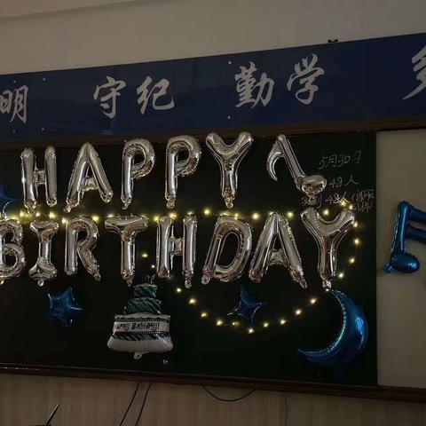 “快乐六一，童心飞扬”生日会