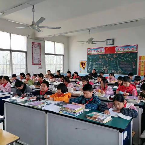 最美四月———后付楼小学数学教研活动