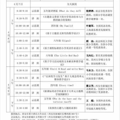 “名师之路”——“融合与创新”小学英语教学观摩研讨会