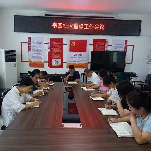 韦园社区一周工作总结