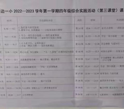 靖边一小2023一2024学年第一学期四⑥中队第三课堂掠影