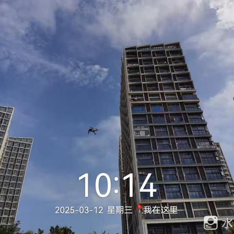 海秀办中队使用无人机开展两违巡查工作