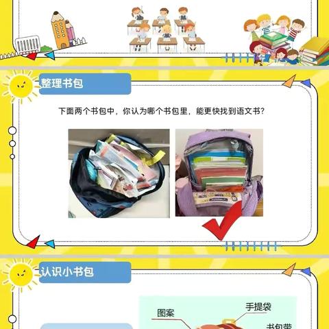 劳”有所得，“育”见成长 ——海口市琼山文庄第一小学 一年级 书包“慧”整理，争当小达人 劳动教育活动课