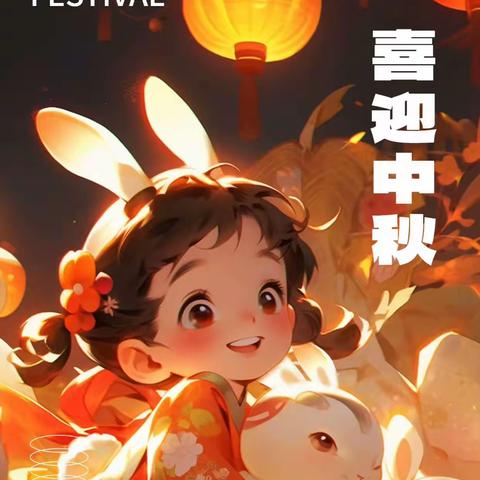 明月共赏，中秋节快乐