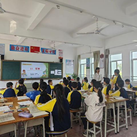 【同庆镇长塘小学】  “视”以促教   “导”以致远                                  ——同庆镇长塘小学视导听课活动