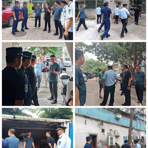 人民街道新利社区开展电动自行车联合执法整治工作