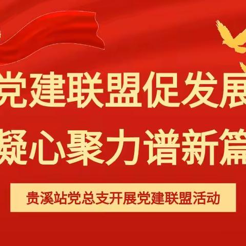 贵溪站开展党建联盟聚合力