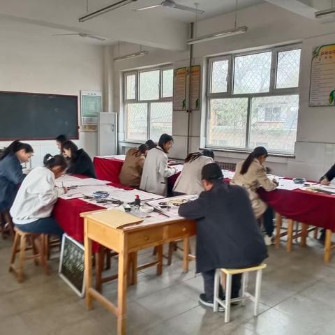 翰墨飘香满校园——西同龙小学举行教师“三笔字”比赛活动