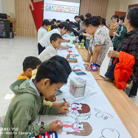 【同心文东】我们的节日 国庆节 | 科院路社区开展社区妇联开展“喜迎国庆  亲子绘画”活动