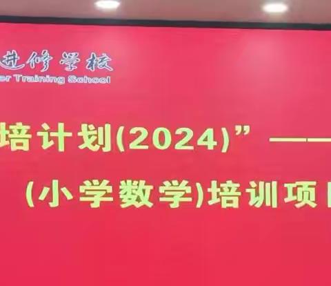 “国培计划”——小学数学骨干教师培训有感