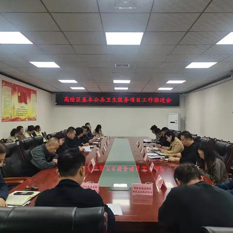 【工作推进】西安市高陵区卫健局召开基本公卫项目工作推进会