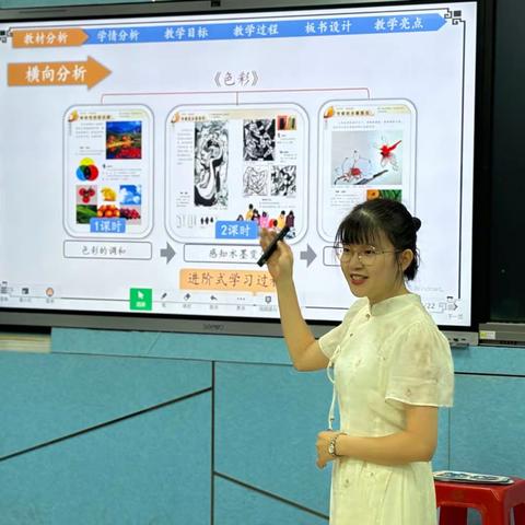 横栏镇中小学2024年美术教师说比赛