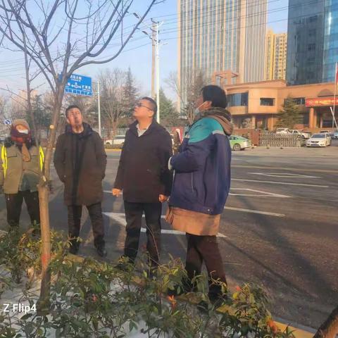 树木涂白防虫害   温暖过冬“穿新衣”