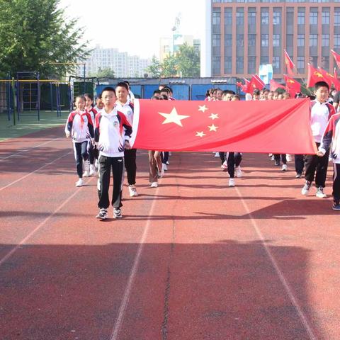 【莒县第六实验小学】第十五周升旗仪式风采展示——五四中队