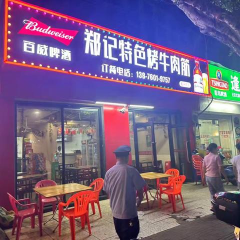博爱夜班排查餐饮店燃气