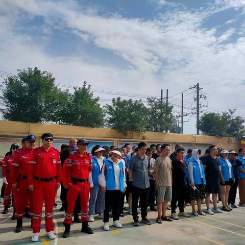 【人人讲安全，个个会应急】徐杨街道组织开展消防和防汛应急演练