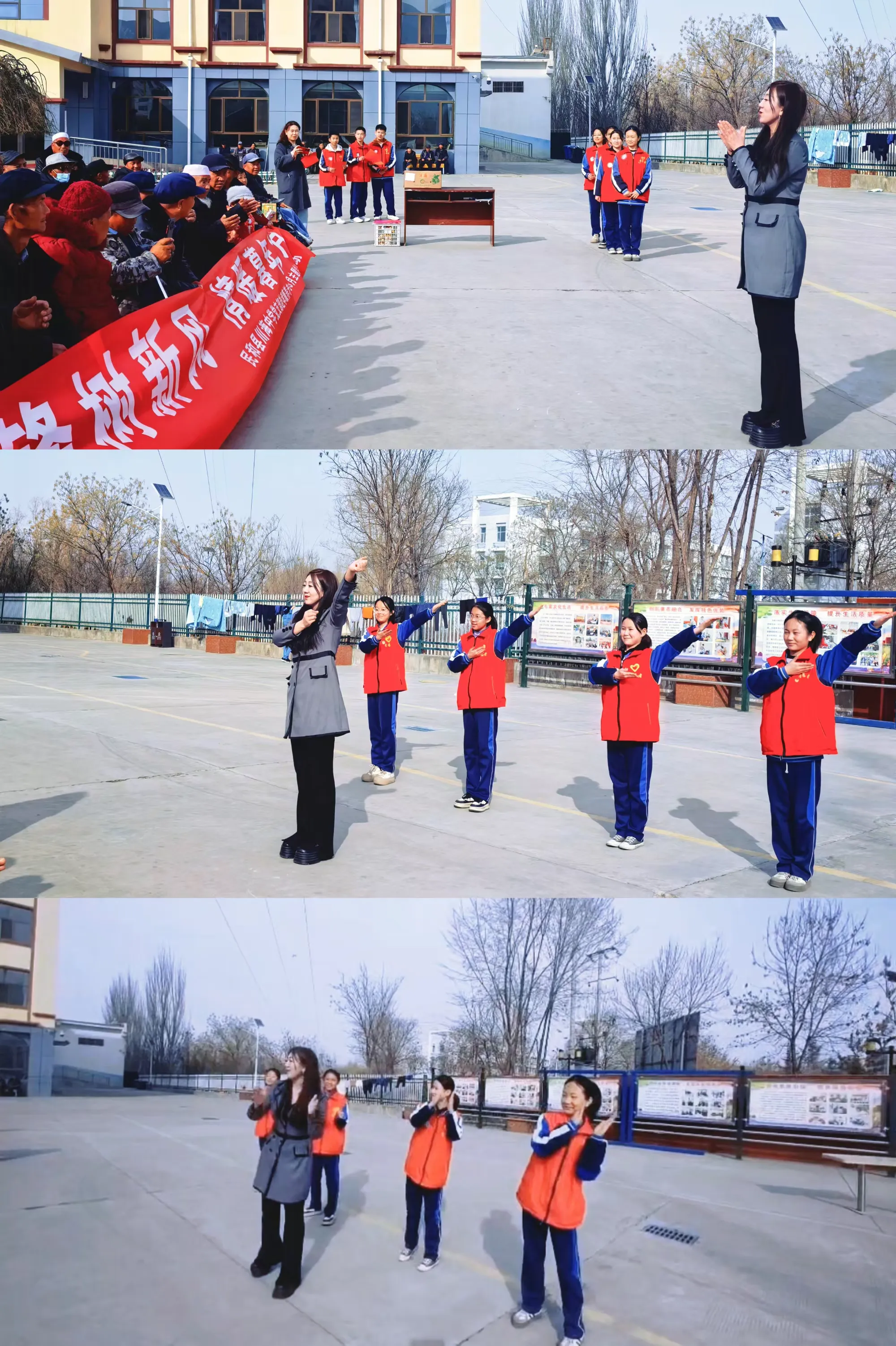 简篇-学雷锋树新风 情暖暮年岁月 —民和县川海初级中学党支部赴孝康养老中心主题党日活动