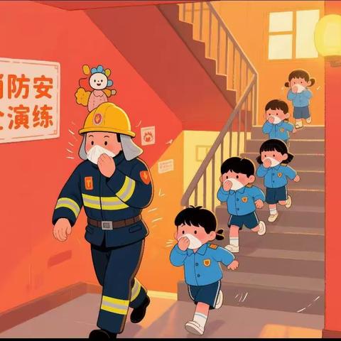 【消防“童”行·安全“童”心】——大兴镇幼儿园消防演练纪实