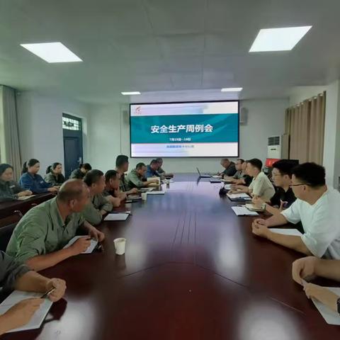 商水公司召开配网安全生产周例会