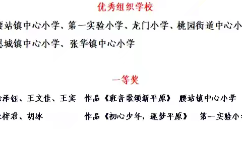 【喜报】我校在平原县“AI班歌创作”大赛中荣获优秀组织奖