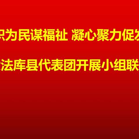 “履职为民谋福祉 凝心聚力促发展”市人大法库县代表团开展小组联组活动