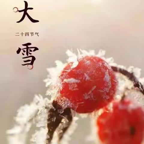 遇见美“食”“育”出美好 —九台区实验幼儿园碧水分园 大雪节气食育活动