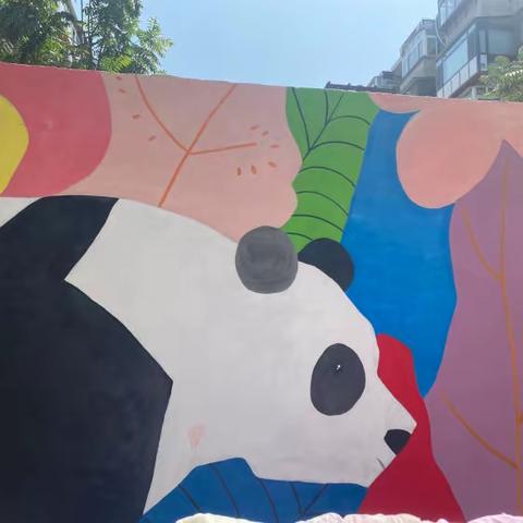 【花园中区】手绘墙画扮靓社区